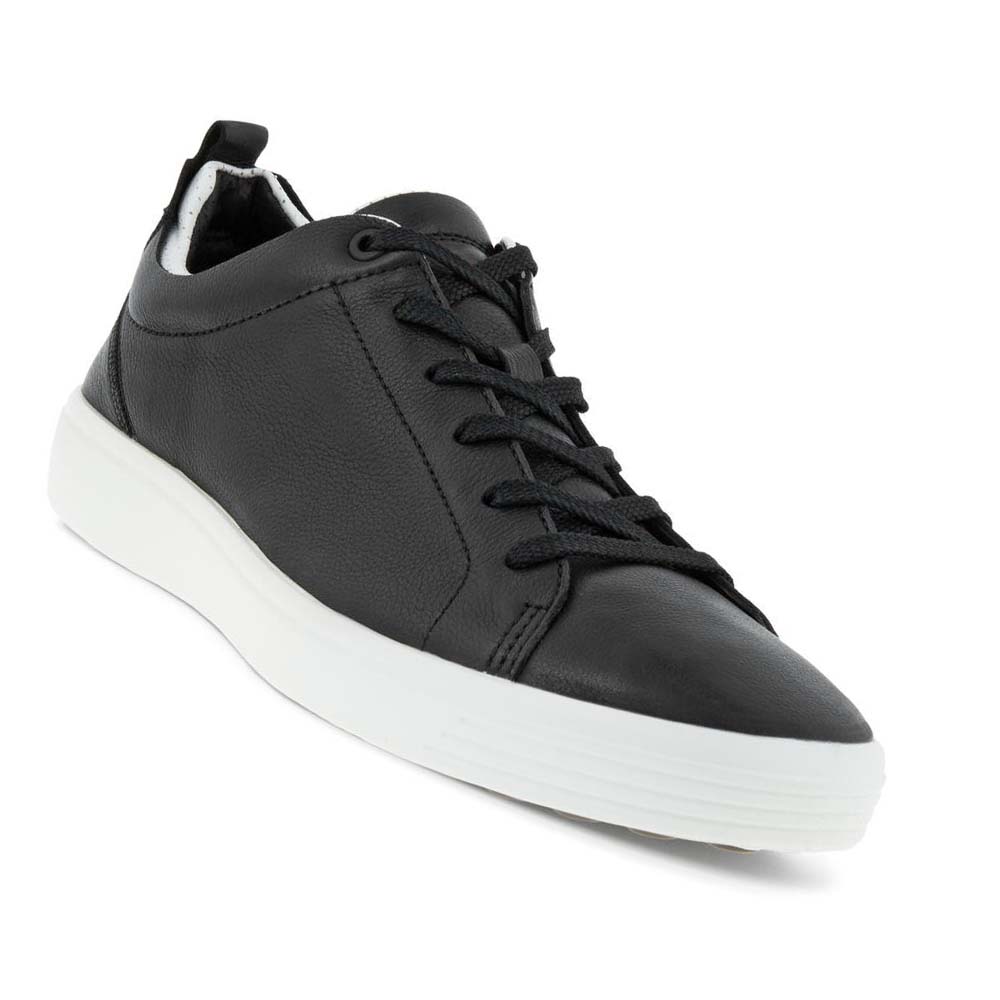 Men's Ecco Soft 7 Craze Casual Shoes Black | Canada 476TCE